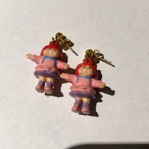 Vintage cabbage patch doll earrings